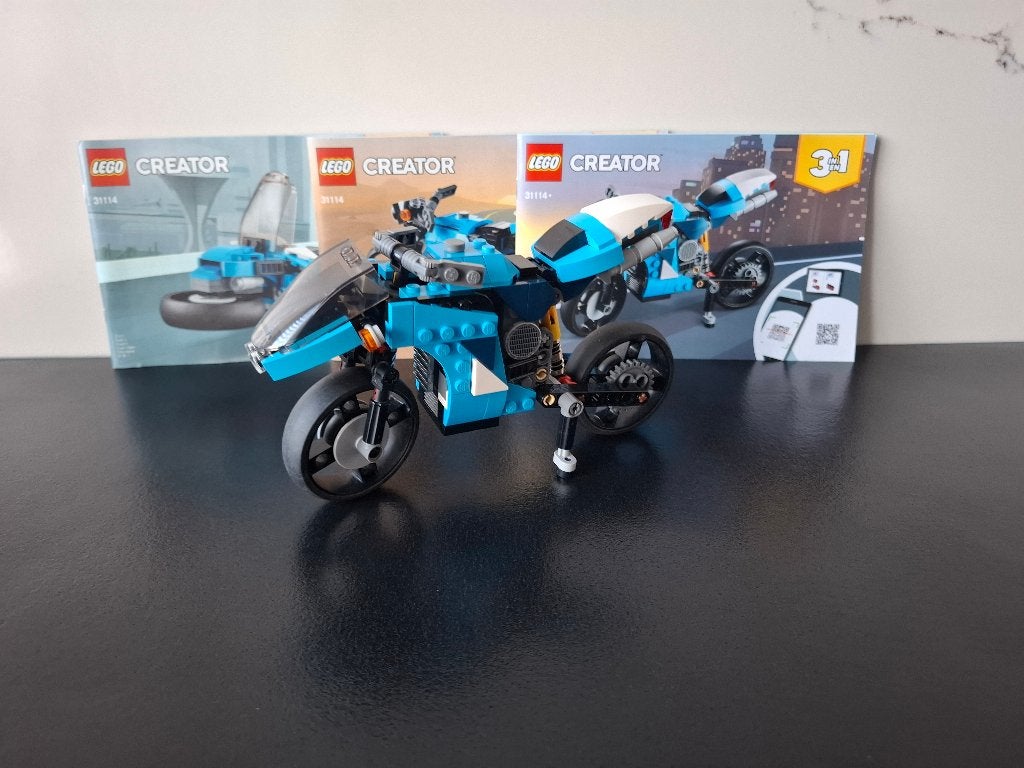 LEGO Creator 31114 Superbike (3-in-1), Lego, Inclusief instructies, Ophalen of Verzenden, Zo goed als nieuw