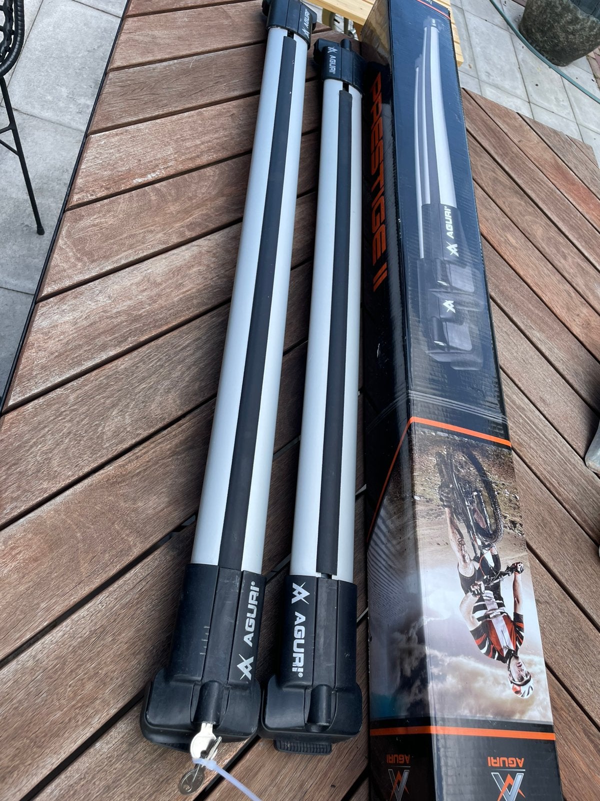 Aguri Prestige II (S9) dakdragers, Ophalen, Zo goed als nieuw