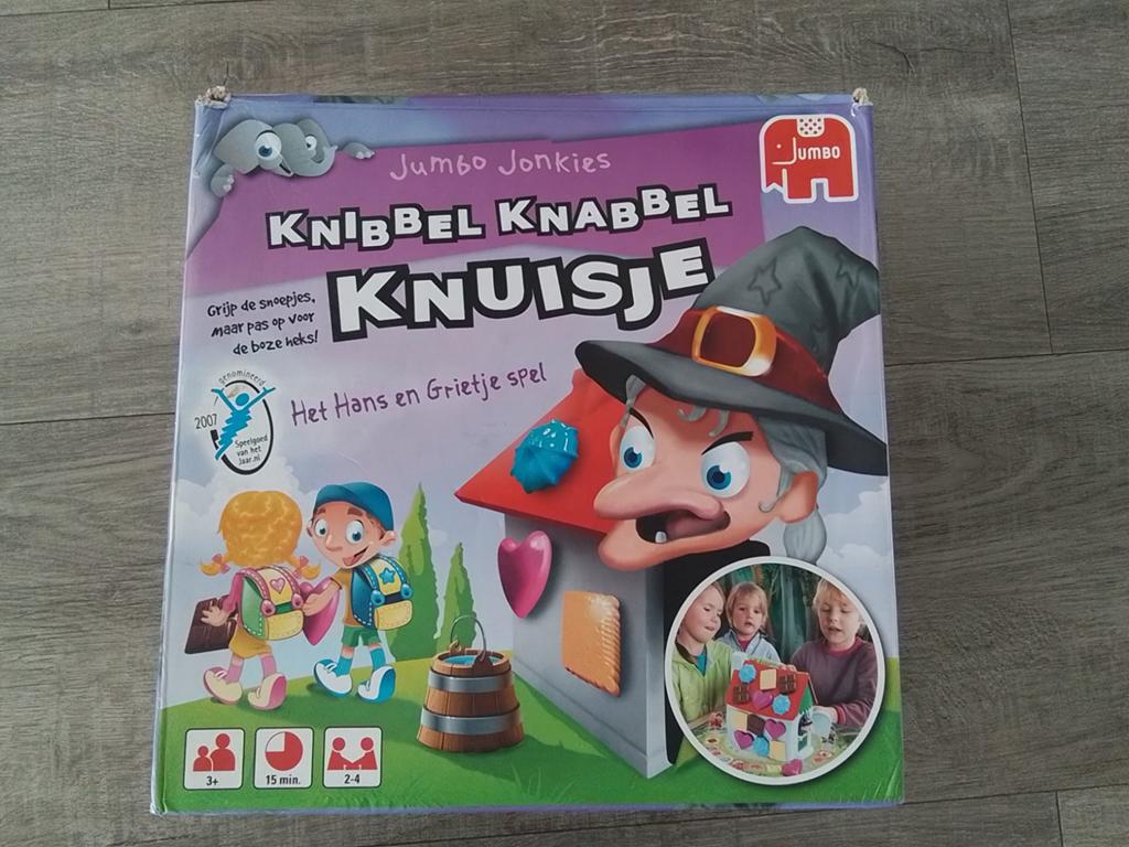 Spel knibbel knabbel knuisje het hans en grietje spel jumbo, Ophalen of Verzenden