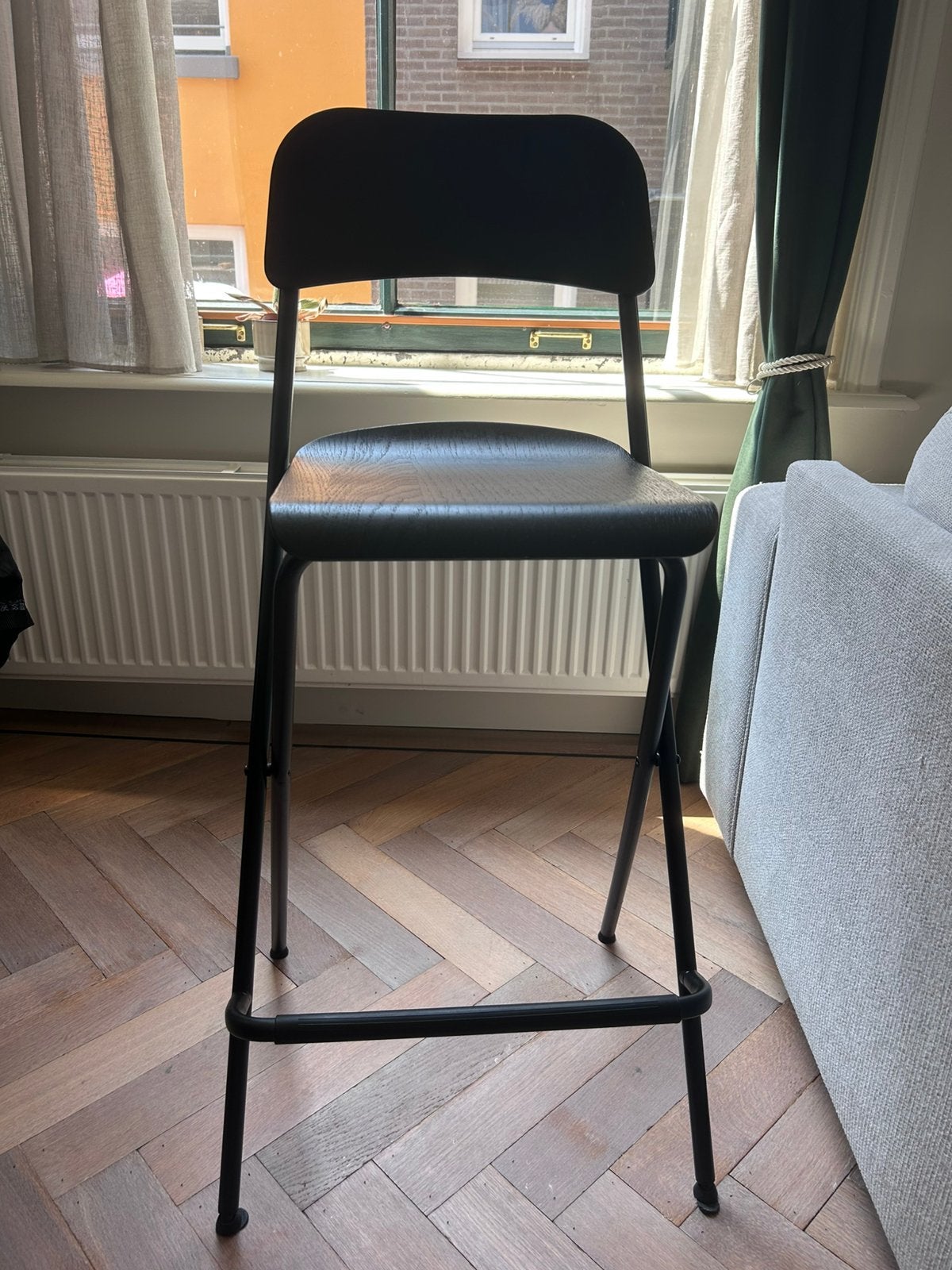 2x Hoge barkrukken ikea €10 per stuk, 2 krukken, Ophalen, Zo goed als nieuw, 60 tot 90 cm