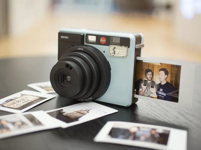 Nieuw Leica Sofort Instant Film Camera Blauw, Ophalen of Verzenden, Nieuw, Polaroid, Leica