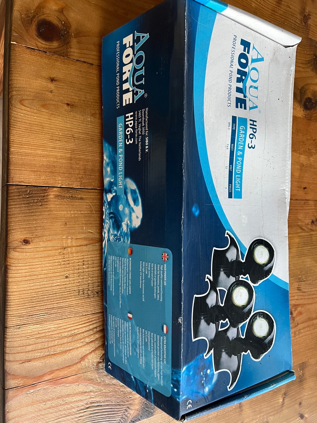 Aqua Forte HP6-3 Vijververlichting - Nieuw in doos, Ophalen of Verzenden, Nieuw, Vijververlichting