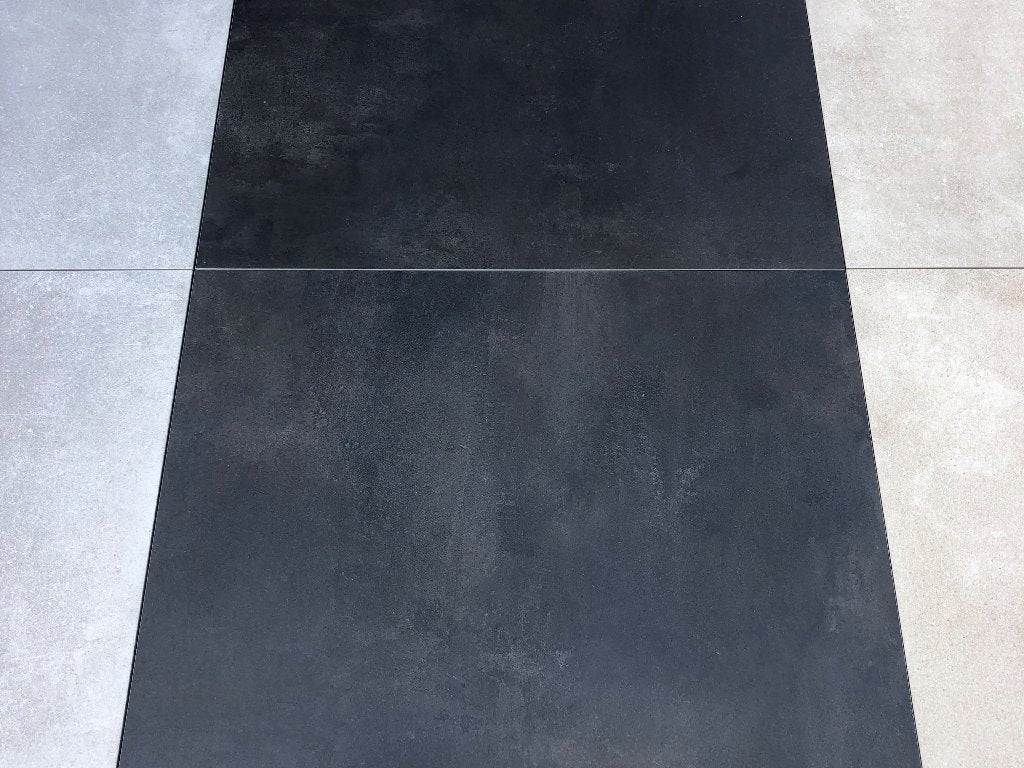 keramische partijtegels 80x80x2 tuintegels kleurvast zwart, Keramiek, Nieuw, Ophalen of Verzenden, 10 m² of meer