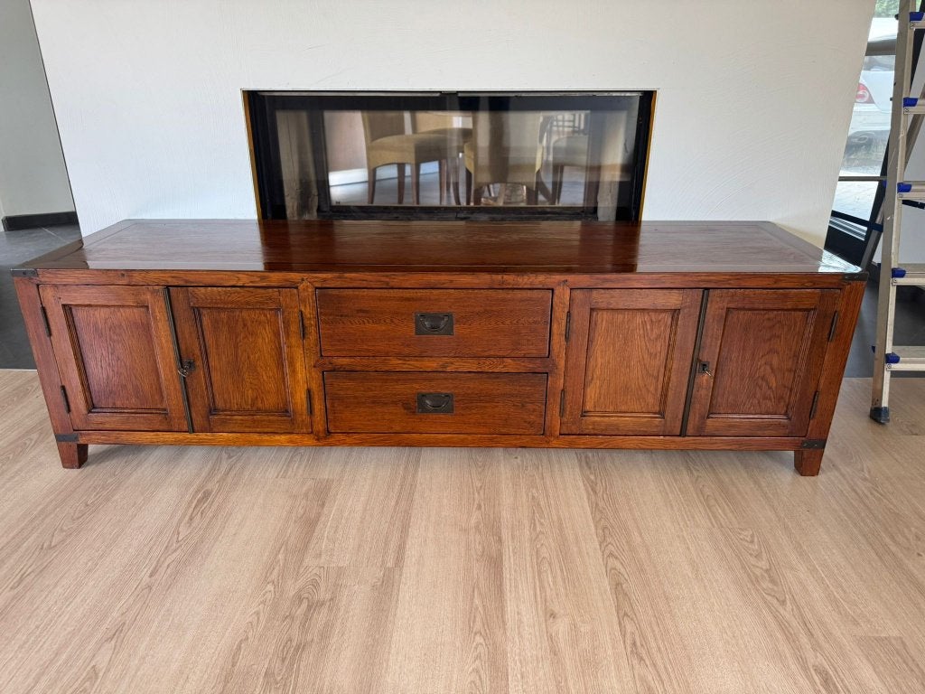Eichholtz televisiemeubel tv meubel dressoir flamant  -50%, Ophalen, Hout, Eichholtz, Delfweg 52 Noordwijkerhout