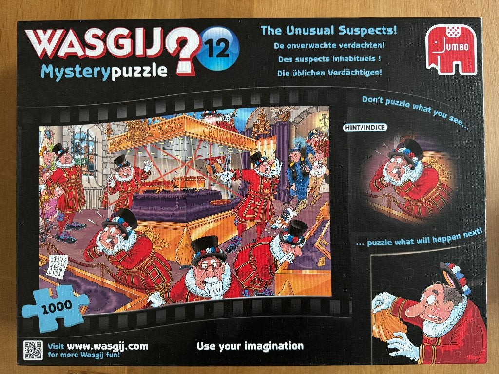 Wasgij puzzel Mystery nr. 12, 1000 stukjes, Ophalen of Verzenden, 500 t/m 1500 stukjes, Zo goed als nieuw, Legpuzzel