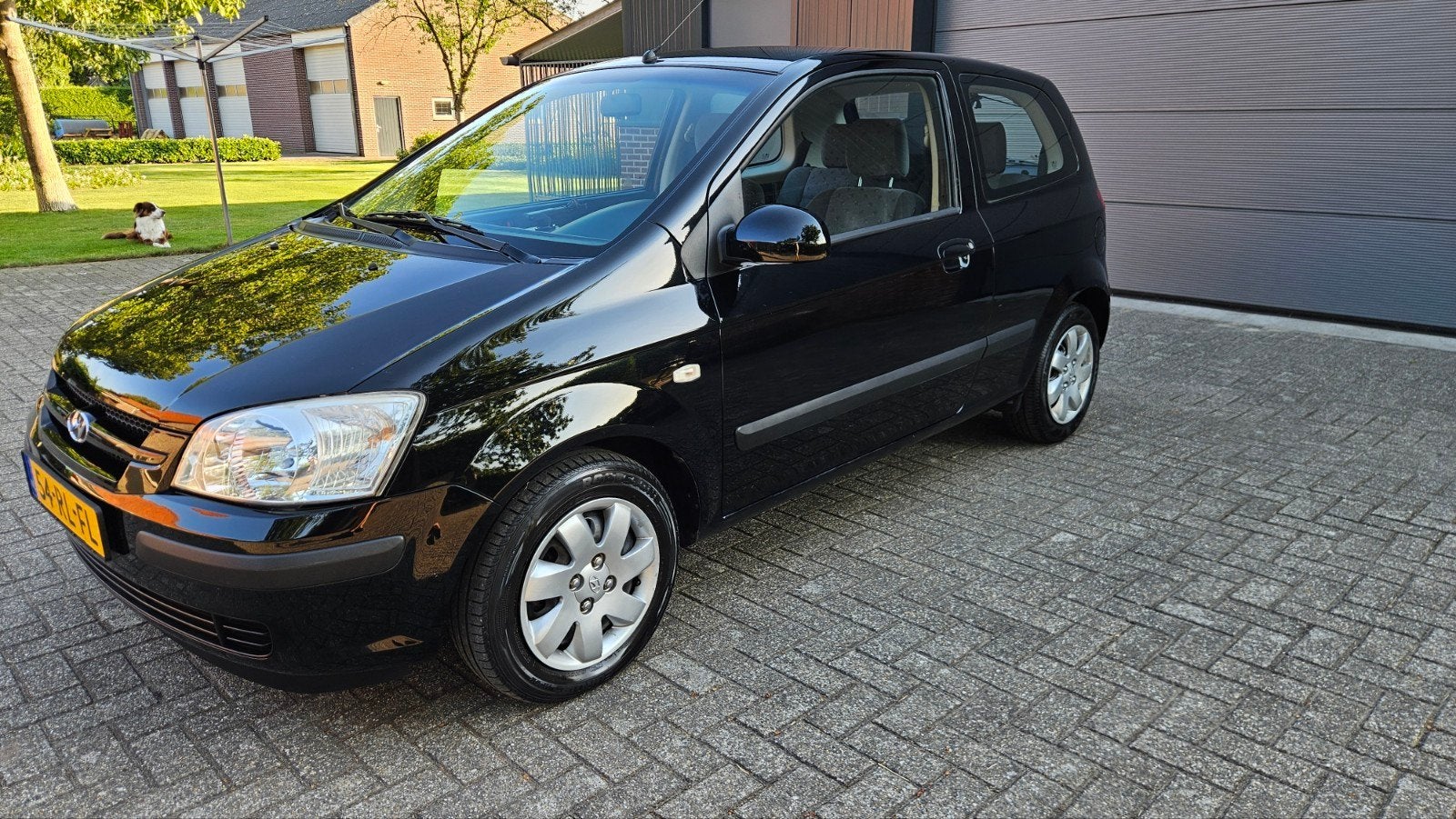 Hyundai Getz 1.3 3DRS 2005 Zwart, Auto's, Hyundai, Voorwielaandrijving, 450 kg, 40 €/maand, 4 cilinders