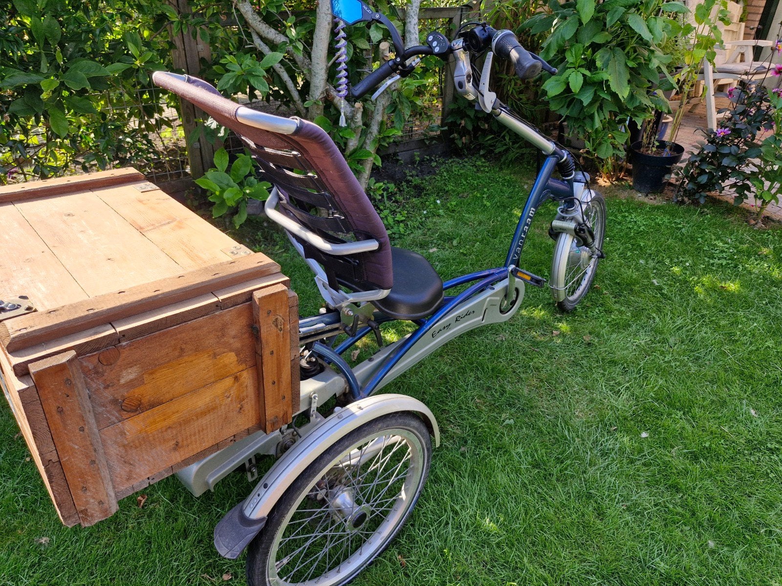 Vanraam Easy Rider driewieler met houten krat en goede accu., Ophalen, Gebruikt, Vanraam