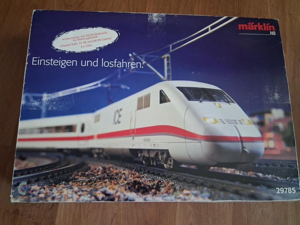 Märklin ICE Treinset 29785 ( startset ), Hobby en Vrije tijd, Modeltreinen | H0, Ophalen, Wisselstroom, Märklin, Gebruikt