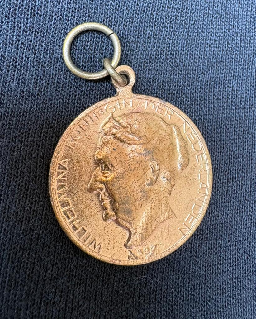 Koningin Wilhelmina jubileum penning 1898-1948, Ophalen of Verzenden, Overige materialen
