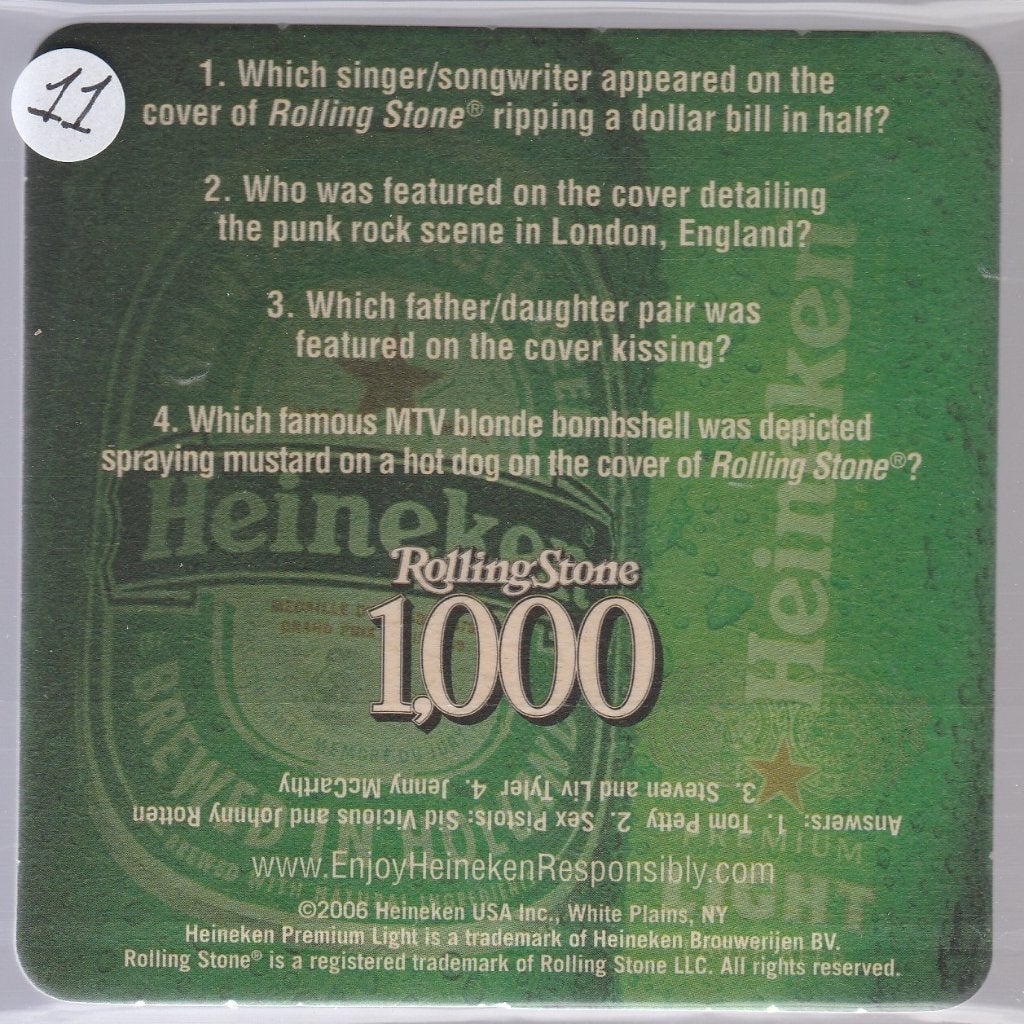 Bierviltje Heineken C 236 11, Verzenden, Gebruikt, Viltje(s), Heineken