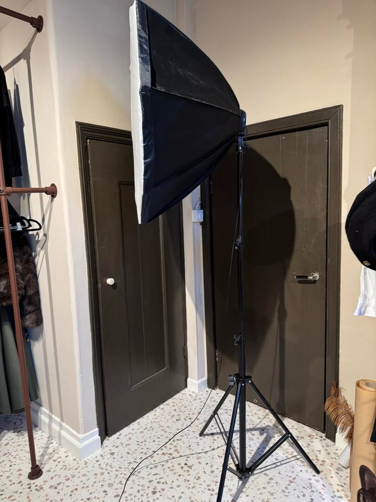 Bresser fotostudiolampen 2 stuks, Ophalen, Zo goed als nieuw