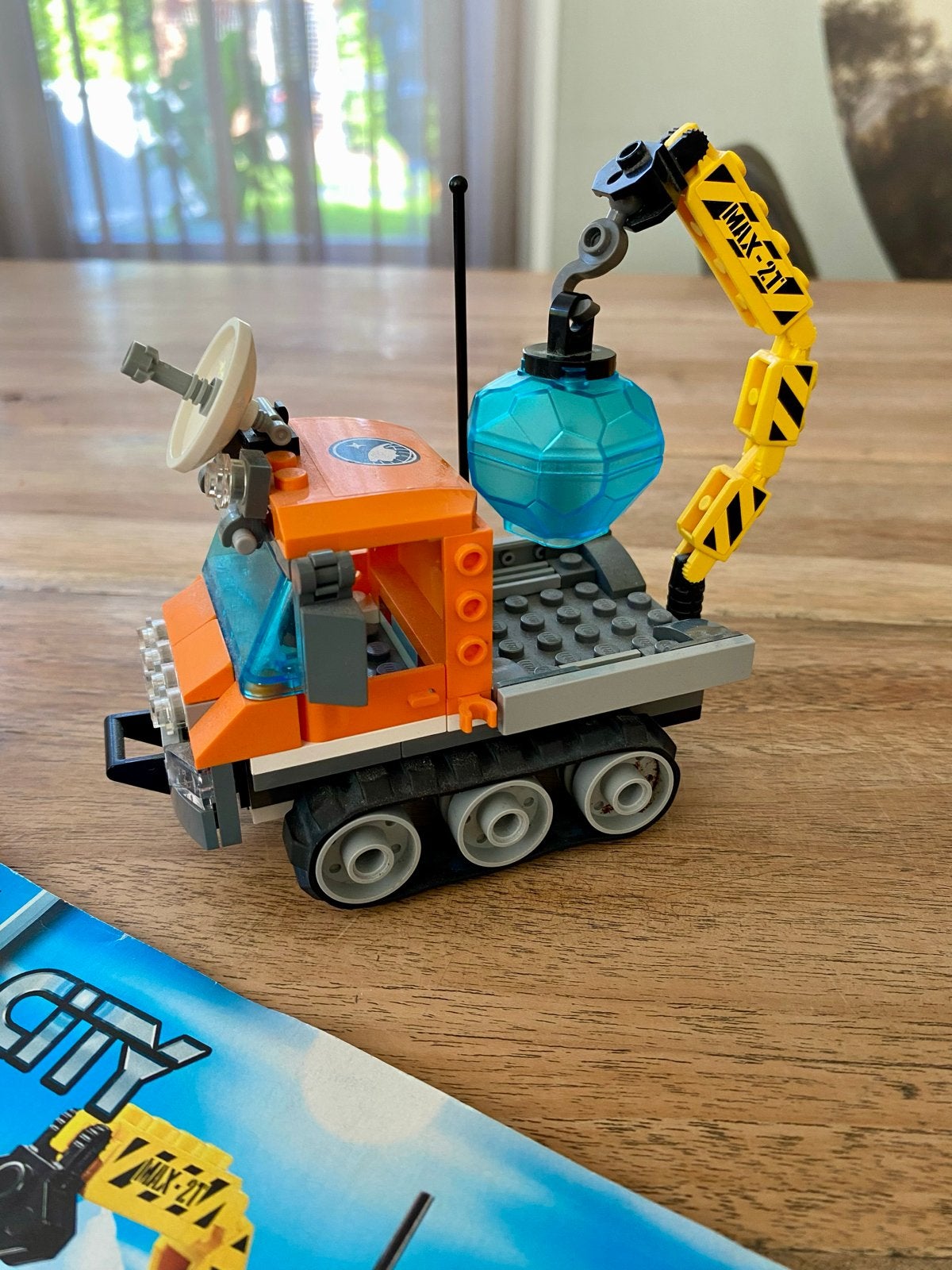 LEGO City 60033 Arctische rupsvoertuig compleet met boekje, Ophalen of Verzenden, Zo goed als nieuw