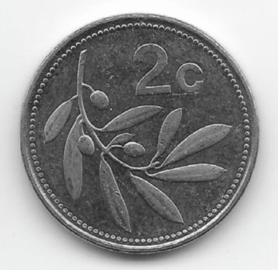 Malta 2 cents 2002 KM# 94, Verzenden, Overige landen, Losse munt