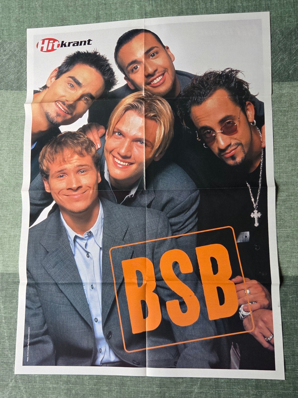 Jaren 90 Poster van Backstreet Boys, Verzamelen, Ophalen of Verzenden, Zo goed als nieuw, A1 t/m A3, Muziek