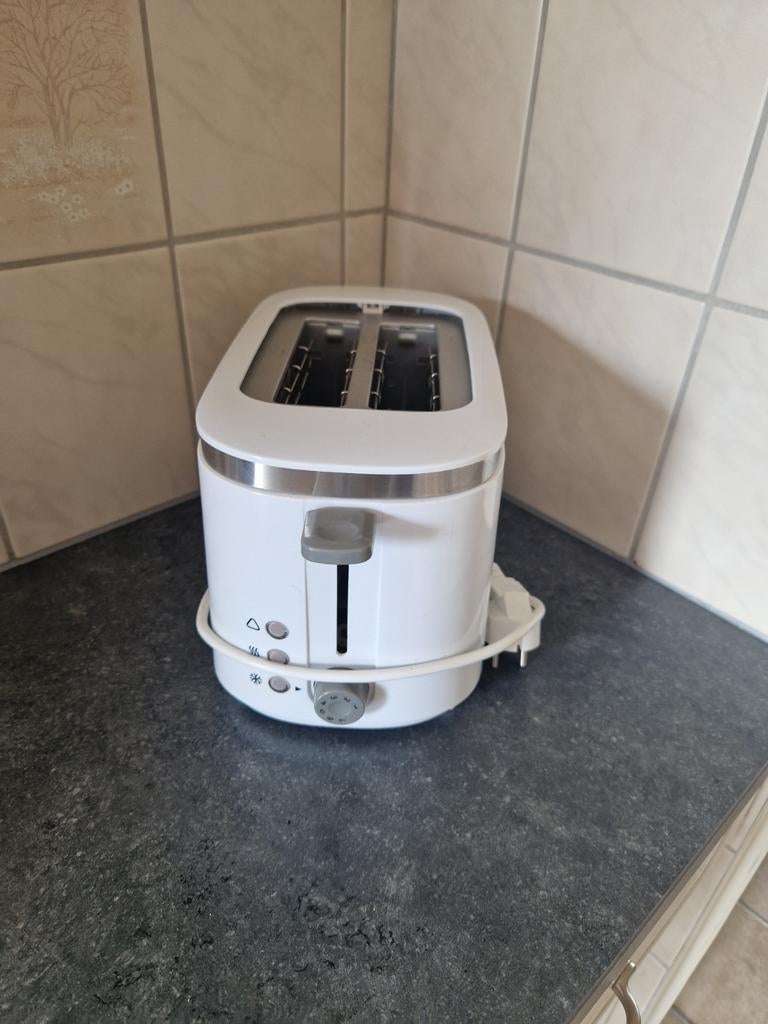 Quigg broodrooster met dubbele sleuf, Ophalen of Verzenden, Gebruikt, Uitneembare kruimellade