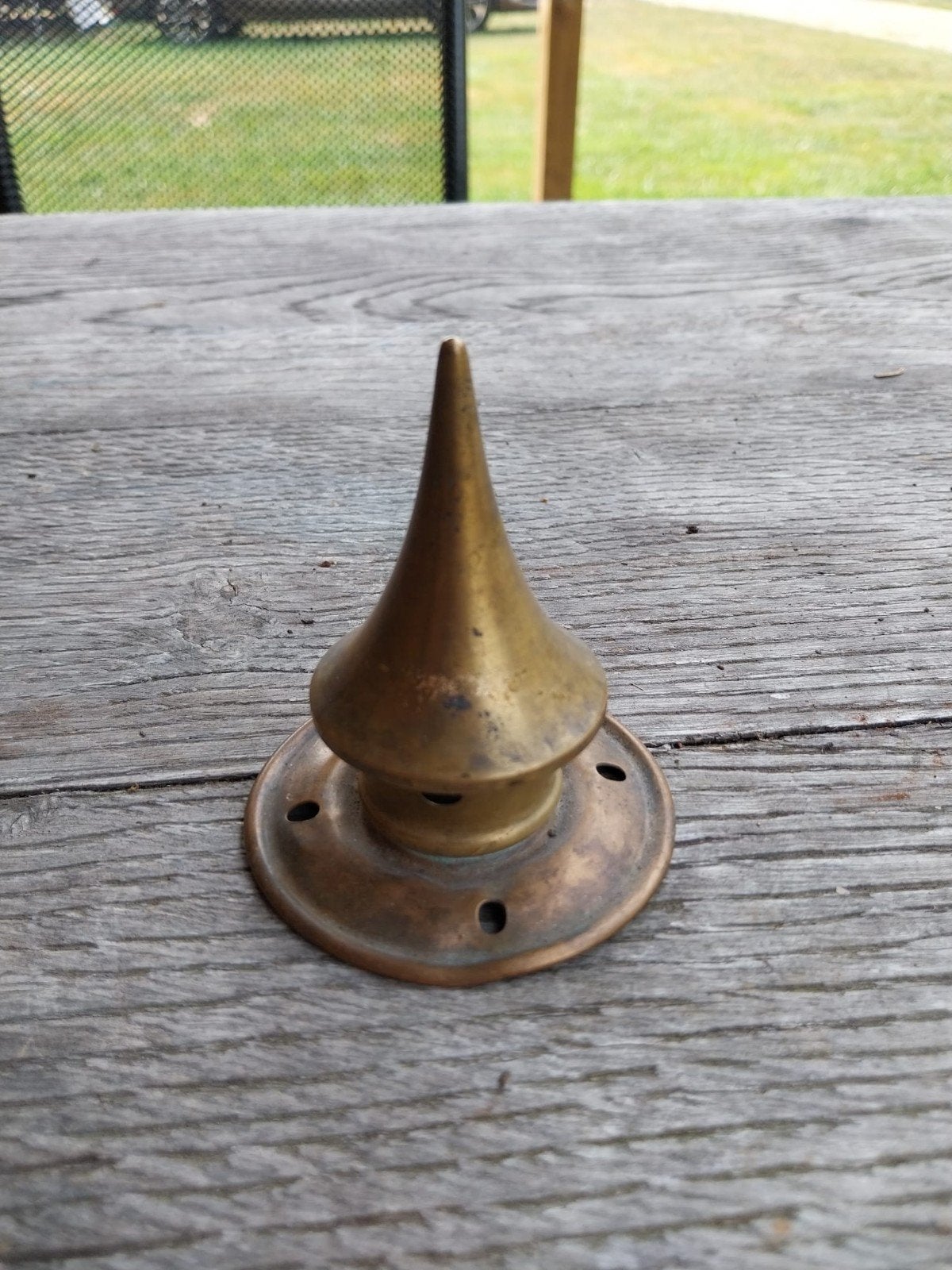 Origineel pickelhaube punt wo1 duits, Ophalen of Verzenden, Duitsland