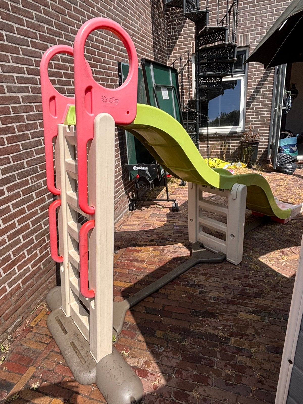 Extra grote glijbaan. Smoby super megagliss zwembad glijbaan, Ophalen, Zo goed als nieuw, Glijbaan
