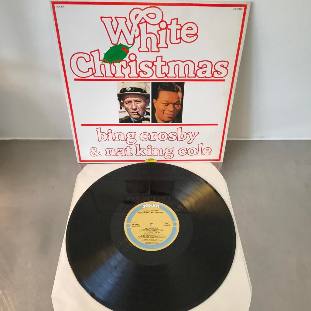 White Christmas - Bing Crosby & Nat King Cole LP, Ophalen of Verzenden, Gebruikt, Kerst