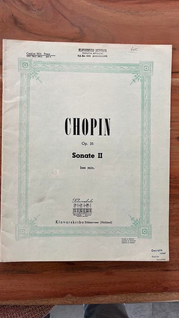 Chopin: 4 Sonates (Klavarskribo), Muziek en Instrumenten, Bladmuziek, Klassiek, Ophalen of Verzenden, Zo goed als nieuw, Artiest of Componist