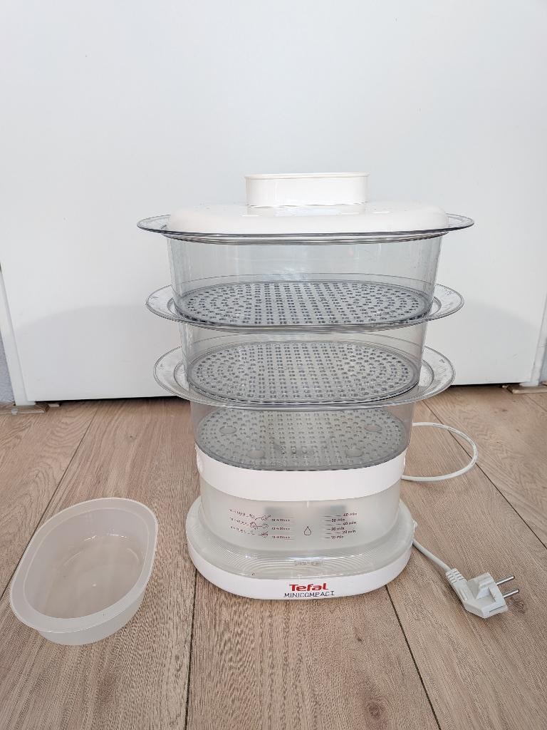Tefal MiniCompact S12-E stoomkoker, Ophalen of Verzenden, Zo goed als nieuw