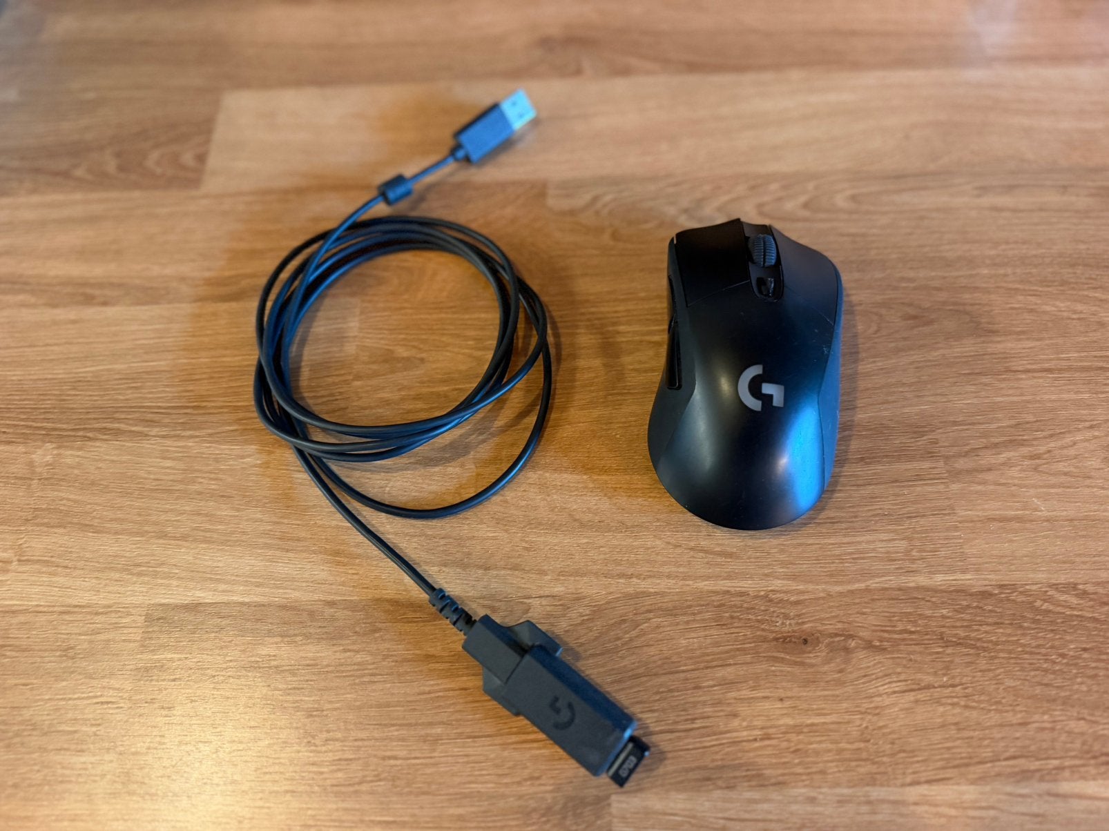 Logitech G703 lightspeed gaming muis, Rechtshandig, Muis, Gebruikt, Gaming muis