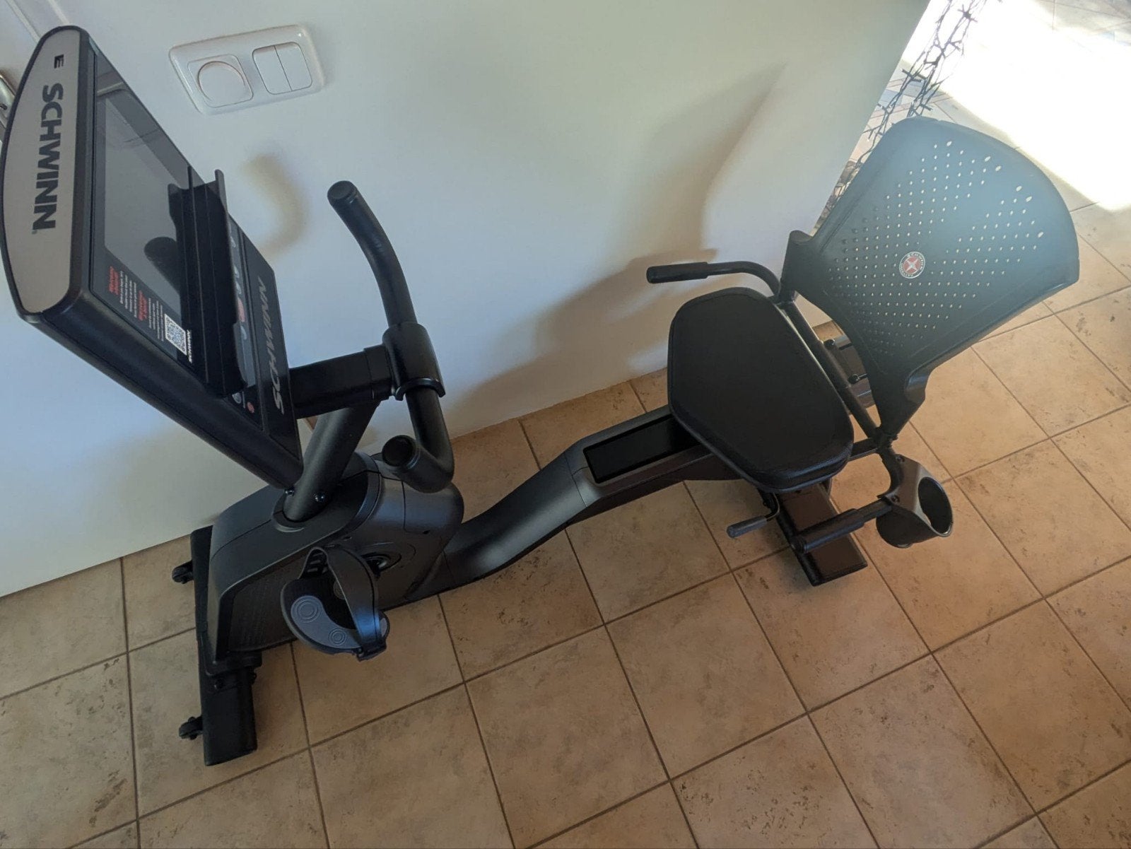 Foto 3 van Schwinn 590R ligfiets - hometrainer, lengte 1,69