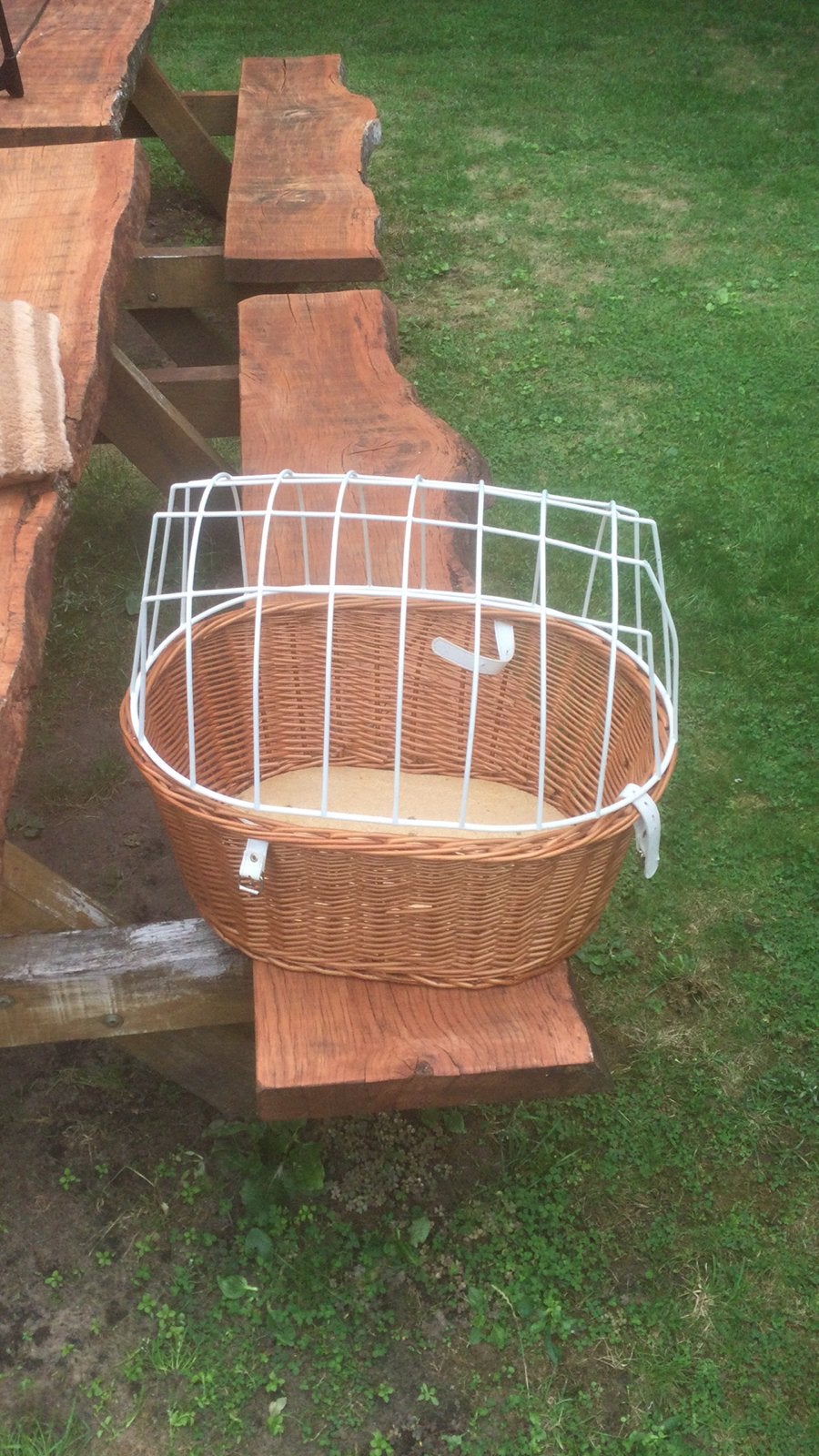Hondenmand voor fiets, Ophalen, Riet