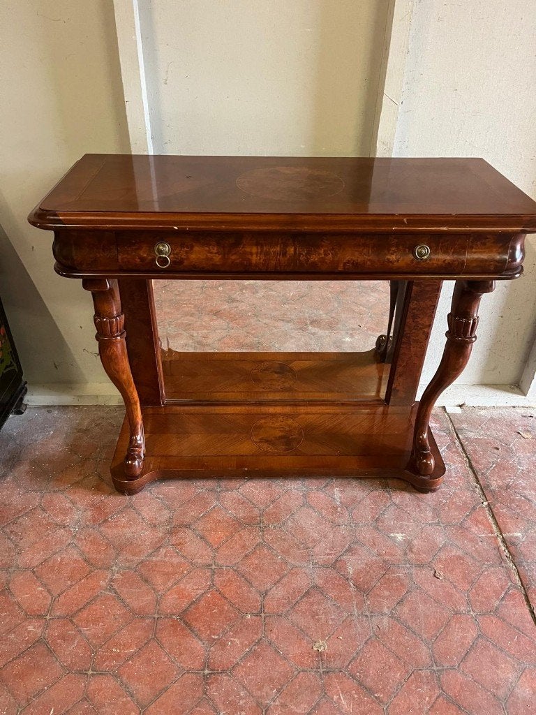 Maqeterie ingelegde side table  zeer goede staat, Ophalen