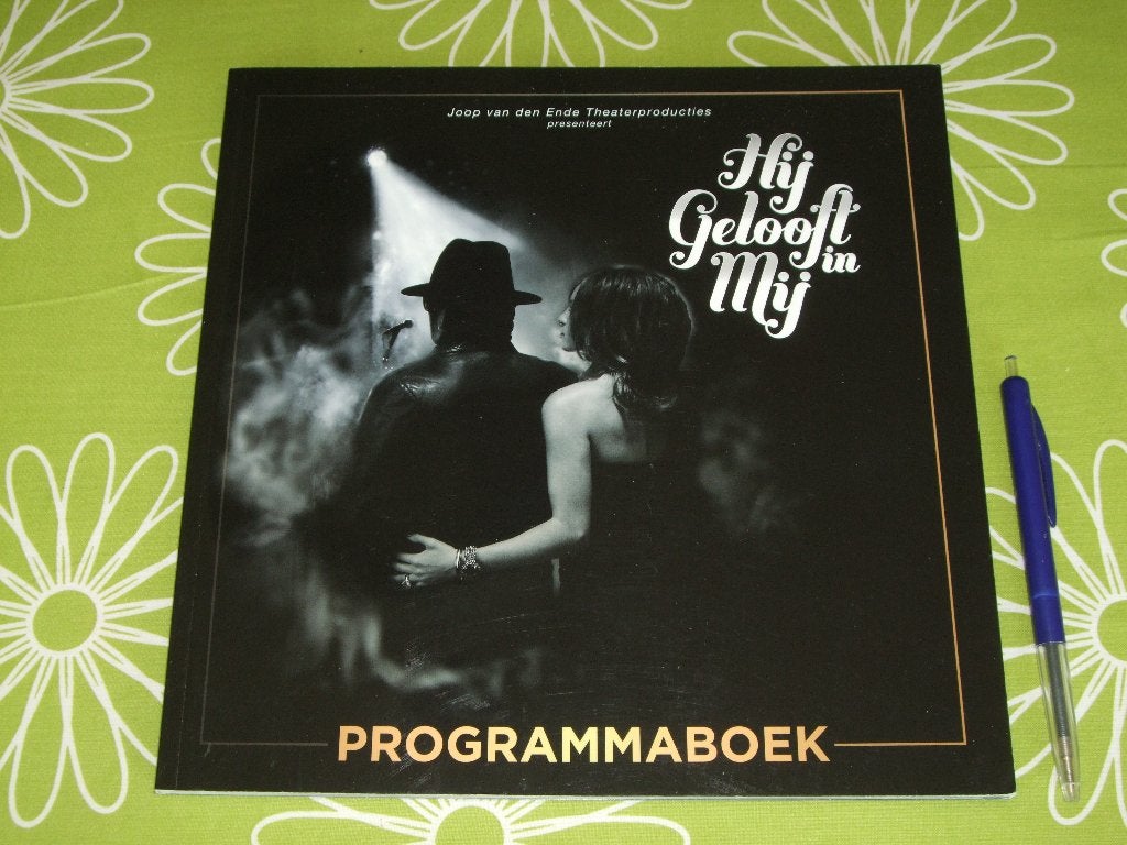 Hij gelooft in mij - programmaboek André Hazes Musical, Ophalen of Verzenden, Zo goed als nieuw, Boek, Tijdschrift of Artikel