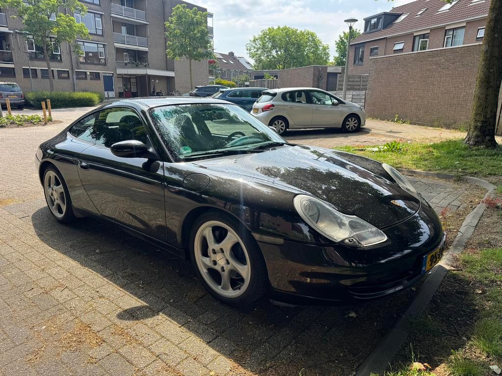 Porsche 911 996 3.4 Carrera 4, Auto's, Automaat, 4 stoelen, Zwart, Origineel Nederlands