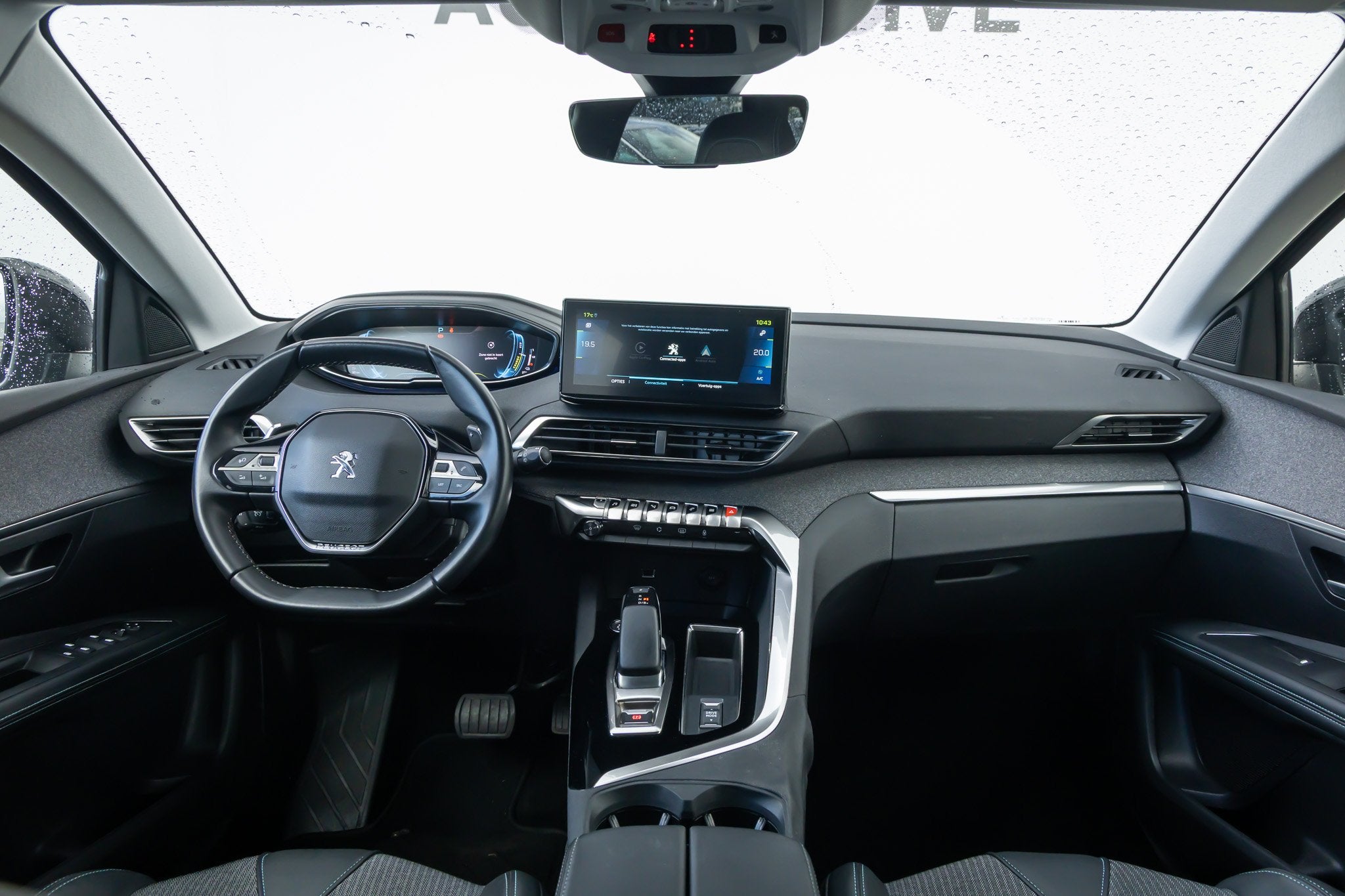 Peugeot 3008 1.6 HYbrid 225 Allure pack Trekhaak | 360 camer, Auto's, Euro 6, Zwart, Bedrijf, Hybride Elektrisch/Benzine