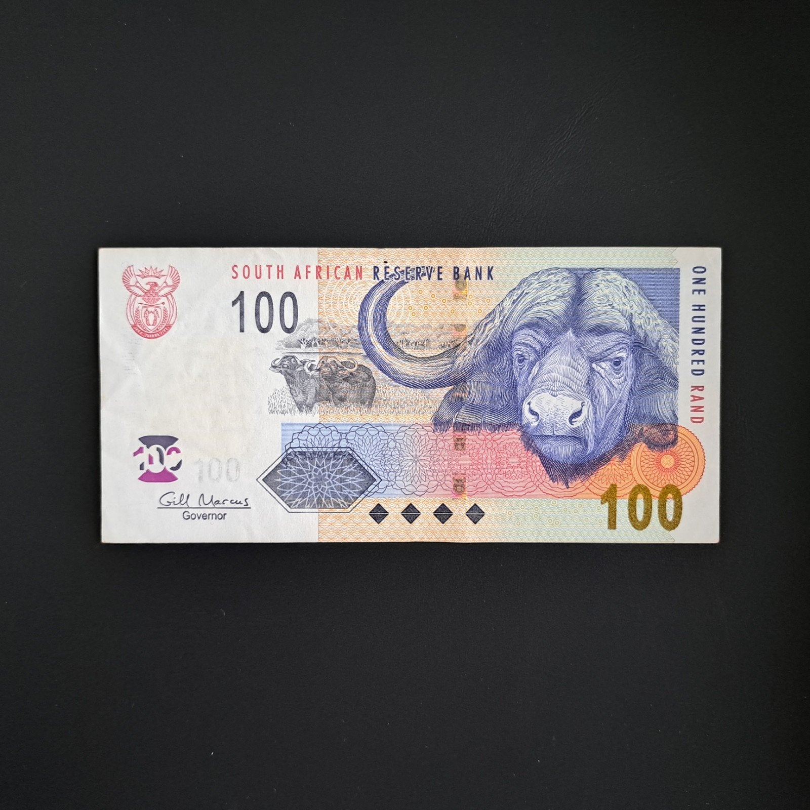 100 rand Zuid-Afrika #006, Postzegels en Munten, Bankbiljetten | Afrika, Verzenden, Zuid-Afrika, Los biljet