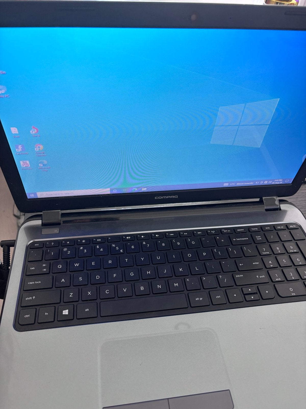 Laptop Compaq, Grijs, 17 inch of meer, HP, Ophalen of Verzenden