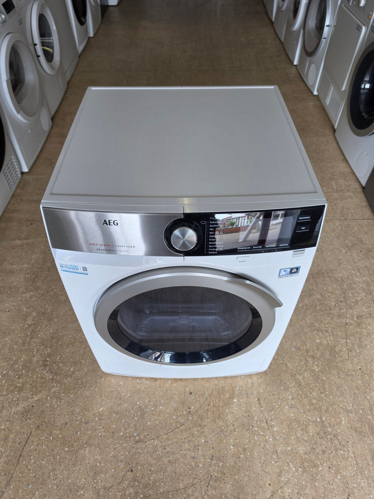 AEG 8000 Series warmtepompdroger | 8 kilo | Gratis thuis 🚚✅, Jirnsum, Overige typen, 8 tot 10 kg, Zo goed als nieuw