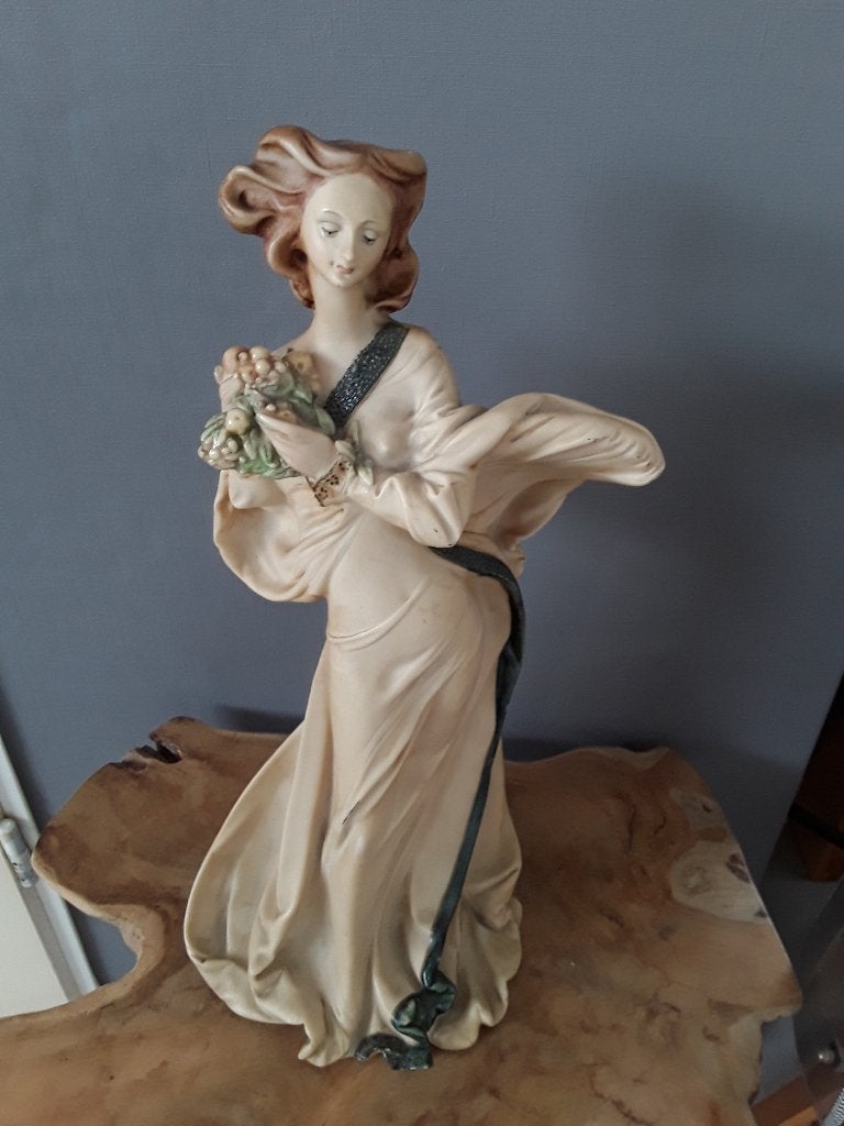 Cedraschi porseleinen dame Florence Capodimonte, Antiek en Kunst, Ophalen