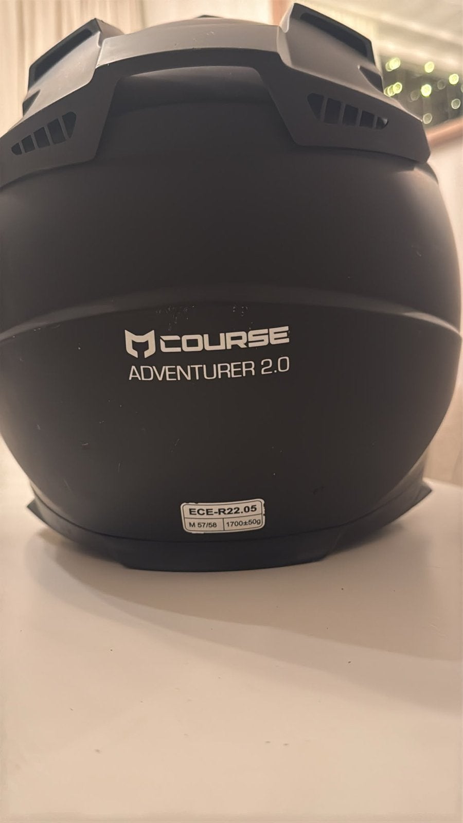 Course Adventurer 2.0 Motorhelm - Maat M, Motoren, Kleding | Motorhelmen, Overige merken, M, Ophalen of Verzenden, Tweedehands