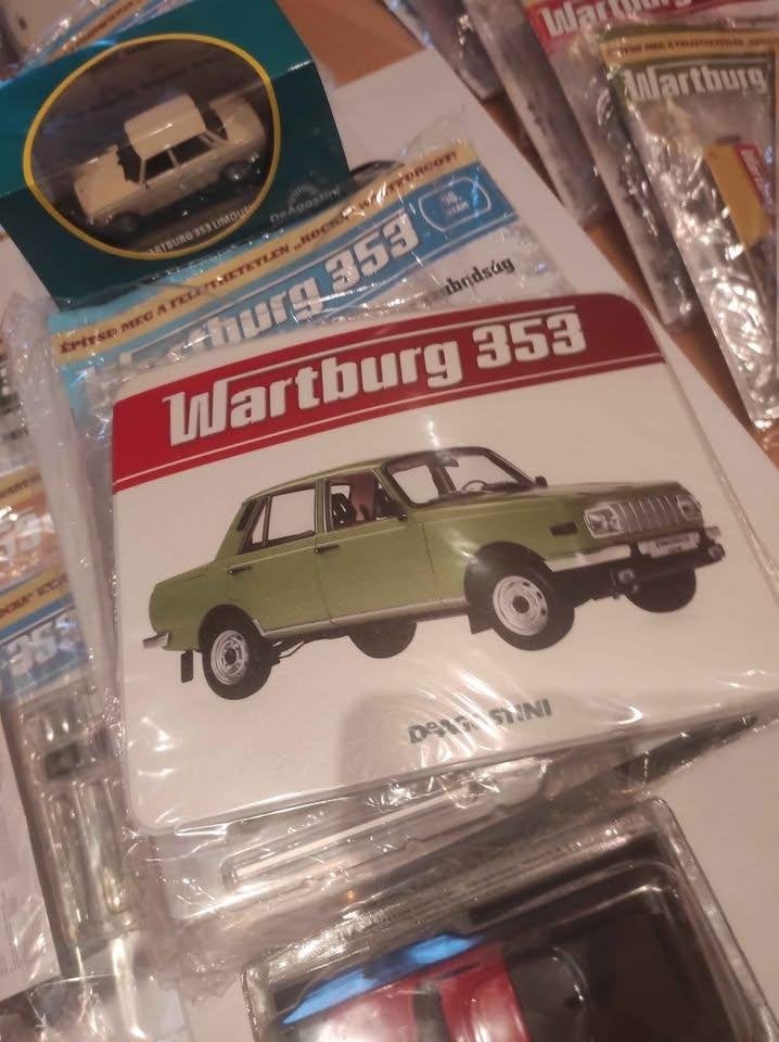 Wartburg 353 1:8 Bausatz, ungebaute, Deagostini, Hachette, Verzenden, Nieuw, 1:5 t/m 1:8, Auto