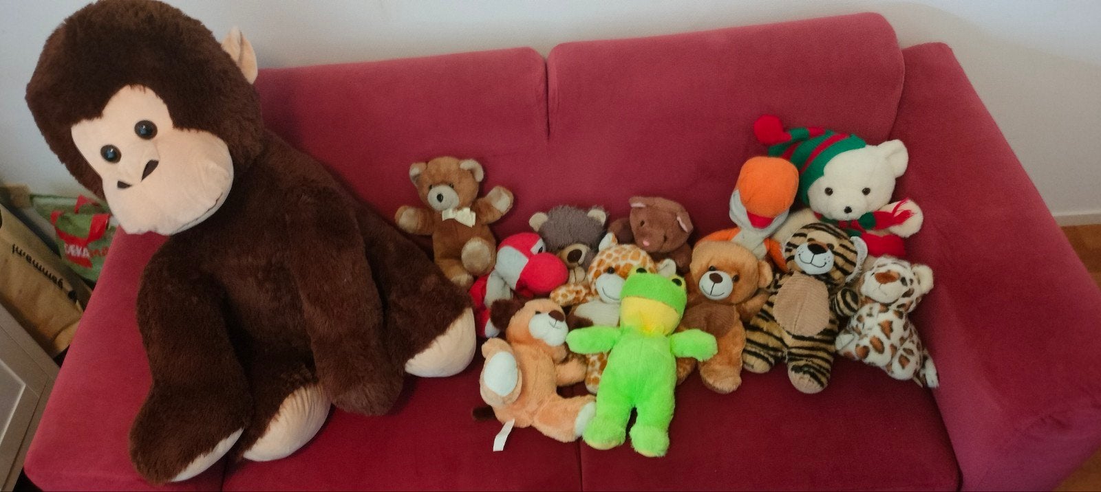 Collectie Knuffels, Kinderen en Baby's, Speelgoed | Knuffels en Pluche, Ophalen, Zo goed als nieuw, Overige typen