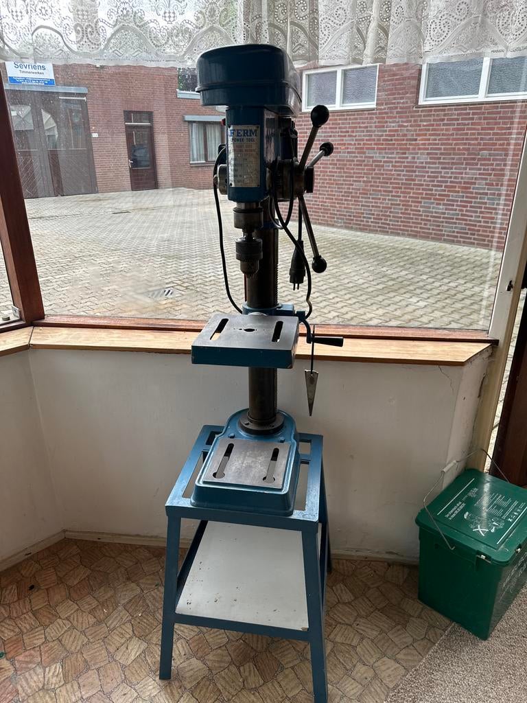 FERM Kolomboormachine, Doe-het-zelf en Verbouw, Ophalen, Zo goed als nieuw, Minder dan 400 watt, Kolomboormachine