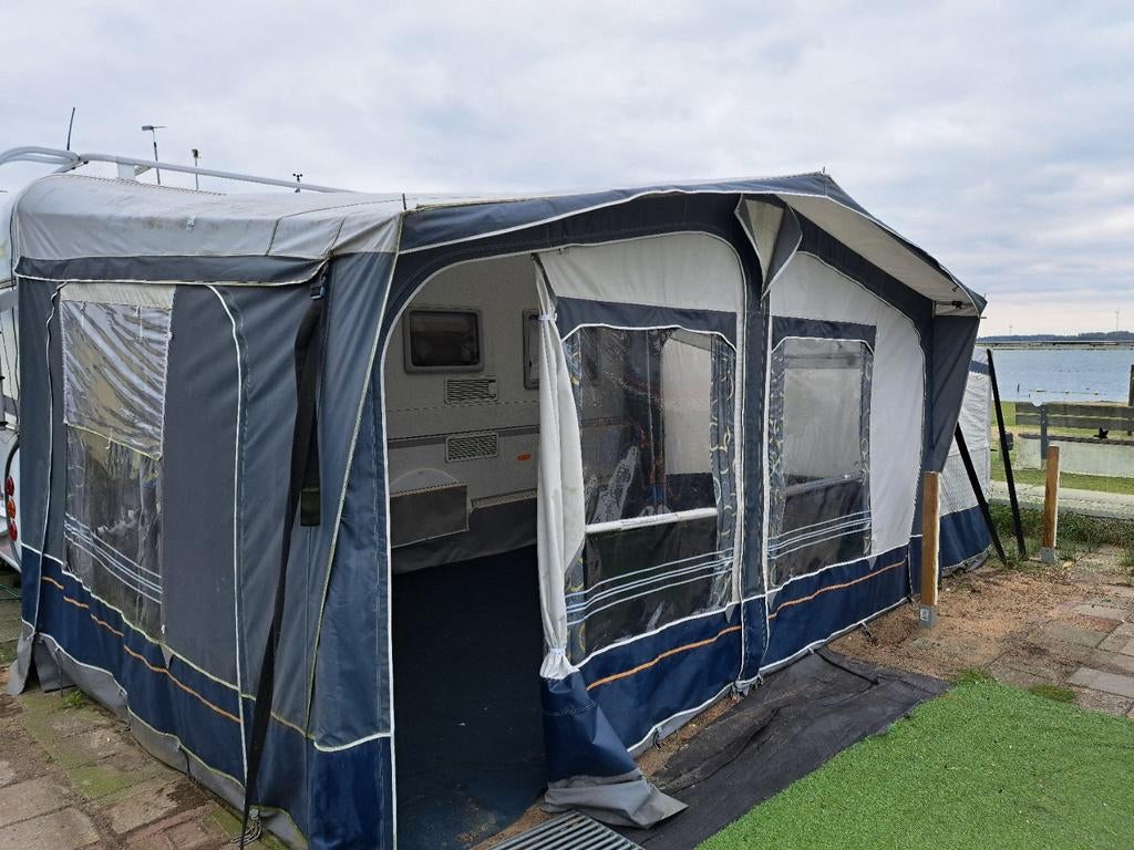 Dorema voortent met TenCate seizoen doek Knaus 420 QD Sport, Caravans en Kamperen, Tenten, Ophalen, Gebruikt