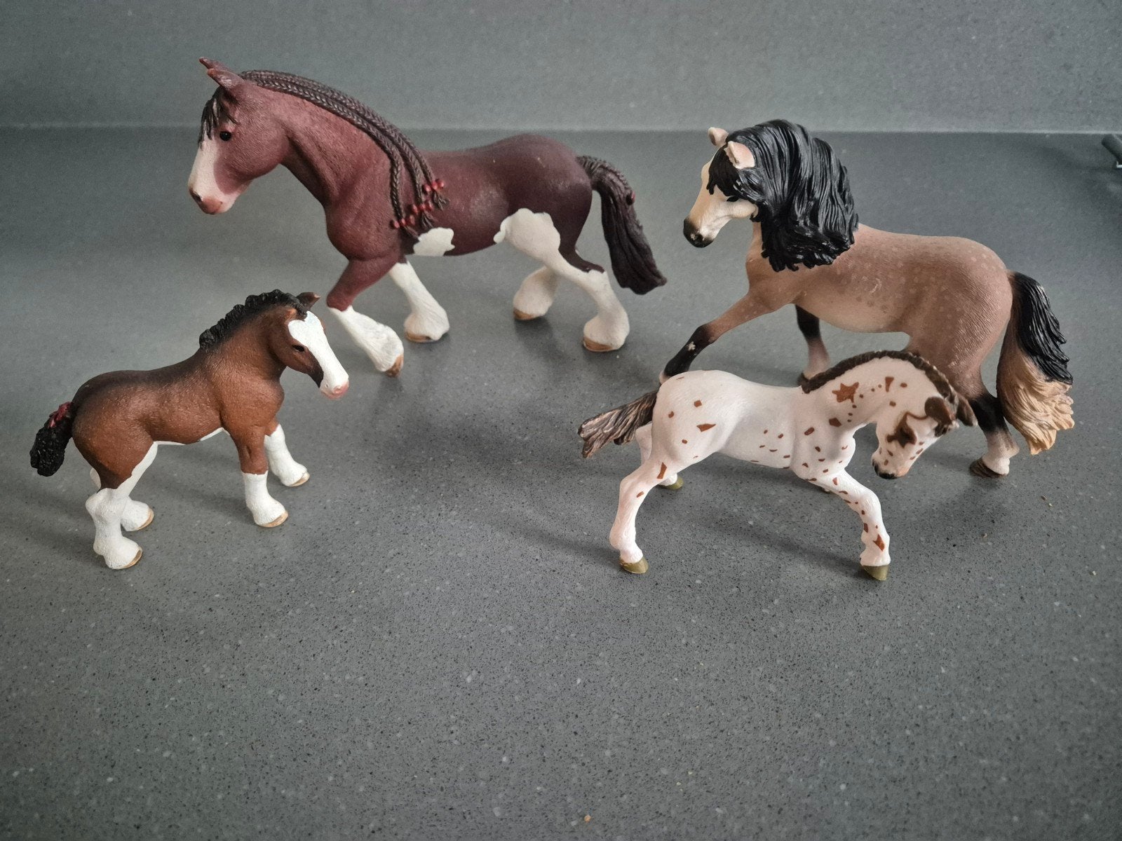 Schleich pony's en veulens, Verzamelen, Ophalen, Gebruikt, Paard, Beeldje of Figuurtje