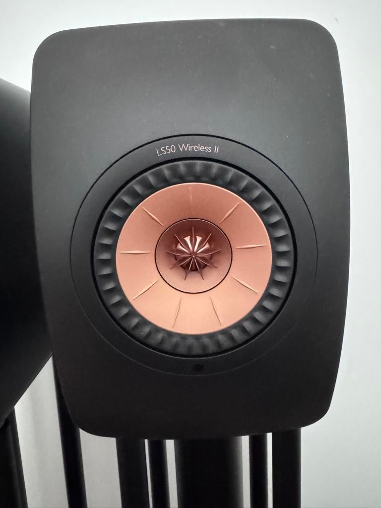 Kef LS50 Wireless II icm KC62, Subwoofer, Zo goed als nieuw, 120 watt of meer, Ophalen
