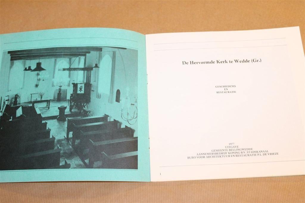 De Hervormde Kerk te Wedde [Geschiedenis & Restauratie], Boeken, Geschiedenis | Stad en Regio, Ophalen of Verzenden, Gelezen