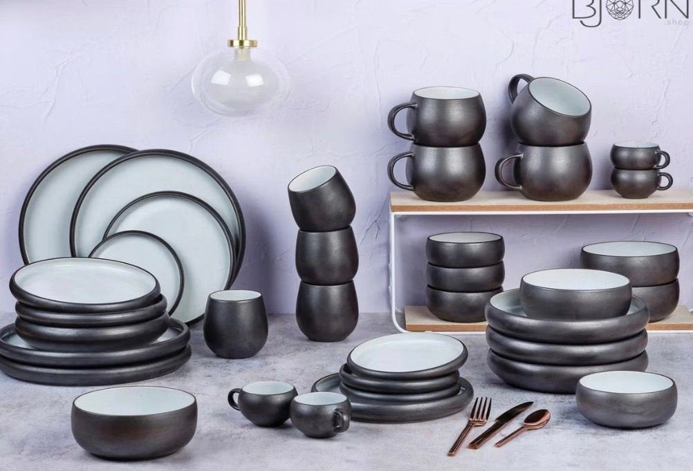 Bjorn Servies Zo Goed Als Nieuw - Uitgebreide Set, Ophalen, Overige merken, Keramiek, Zo goed als nieuw