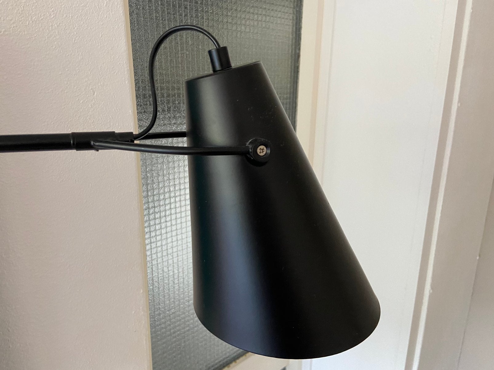 Prachtige Light & Living vloerlamp mat zwart, Huis en Inrichting, Lampen | Vloerlampen, Ophalen, Zo goed als nieuw, Metaal, 150 tot 200 cm