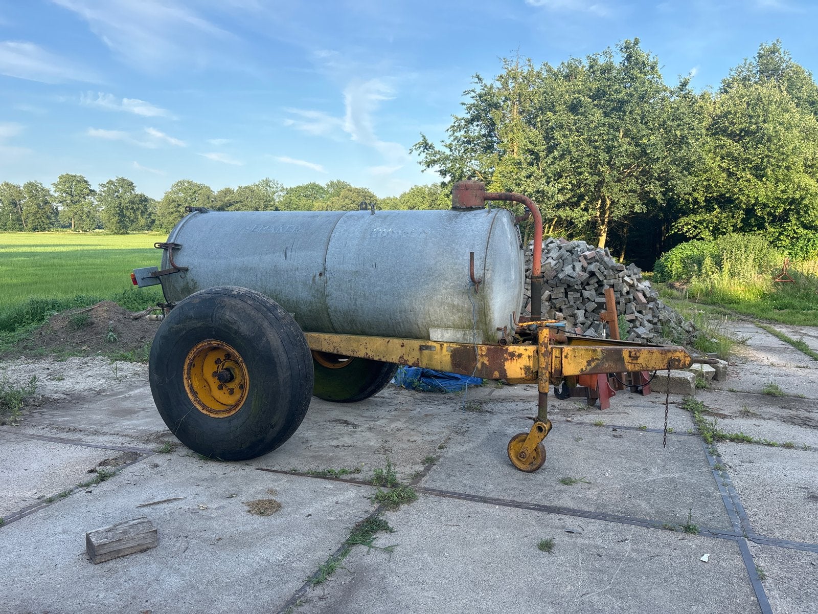 Mobiele watertank / waterwagen, Ophalen, Veehouderij, Weidebouw