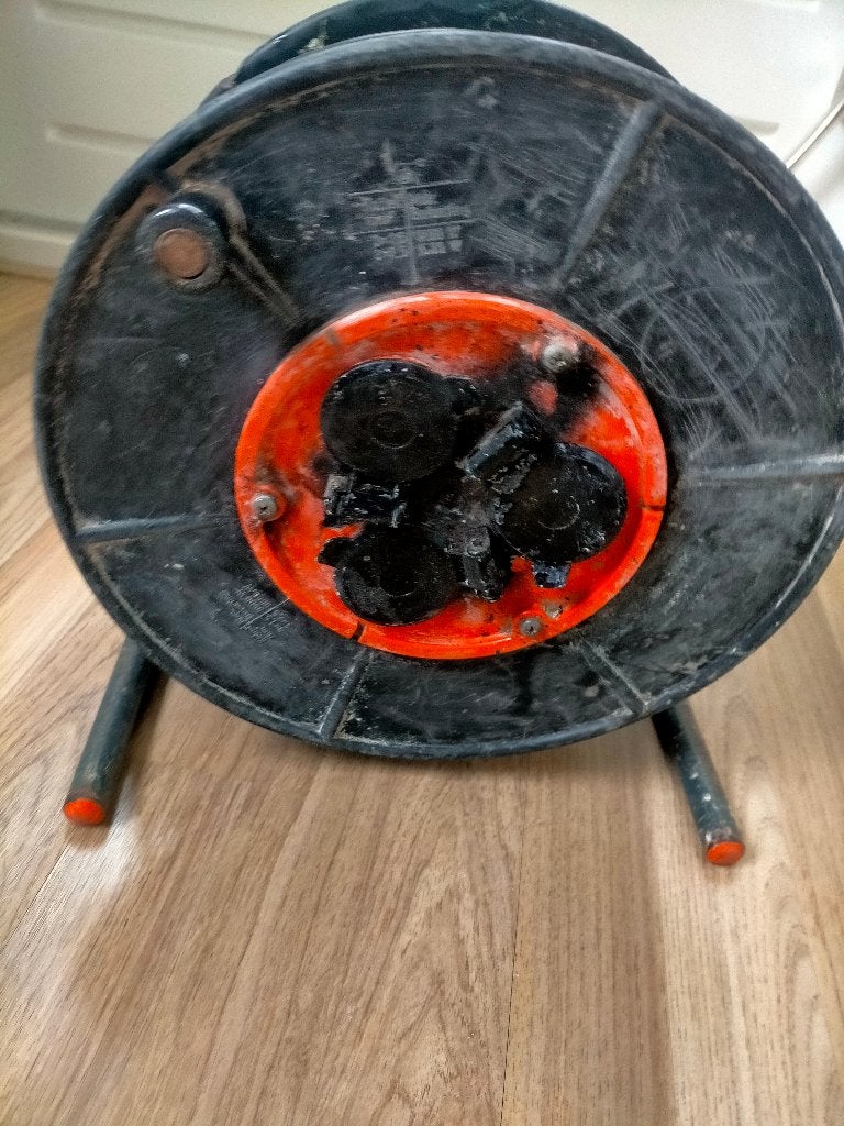 haspel 50 meter kabel, Ophalen, Gebruikt, Overige merken, Kabelhaspel