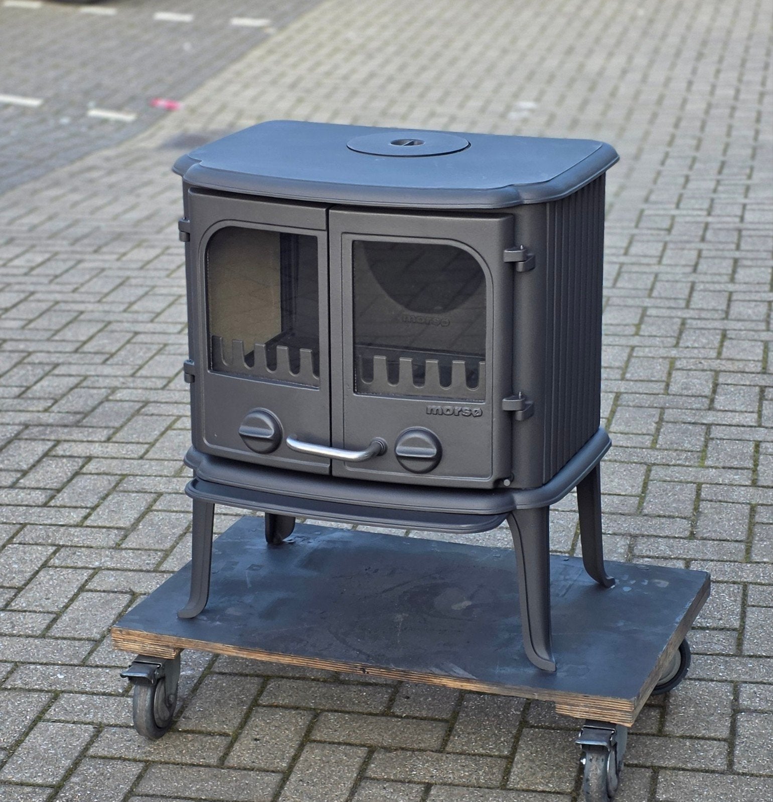 Houtkachel Morso 2110, Huis en Inrichting, Kachels, Zo goed als nieuw, Vrijstaand, Houtkachel, Hout, Ophalen of Verzenden