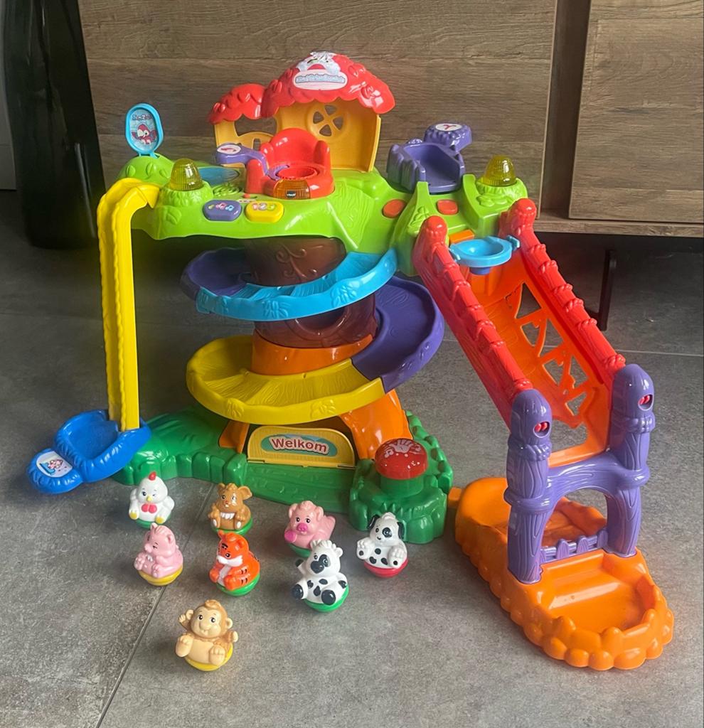 VTech Toet Toet Dieren Boomhuis met Dieren, Kinderen en Baby's, Speelgoed | Overig, Ophalen, Zo goed als nieuw, Jongen of Meisje