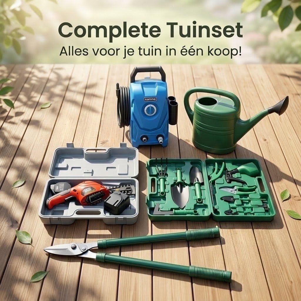 Complete Tuinset: Alles voor je tuin in één koop!, Ophalen of Verzenden, Gebruikt, Schop, Black & Decker, Gamma